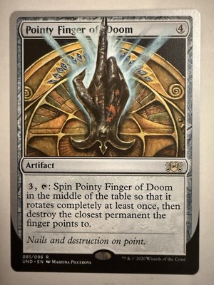 Pointy Finger of Doom Unsanctioned MTG Magic UND