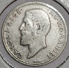 1912 Romania 50 Bani Silver Coin - Carol I - KM#41 - FREE SHIPPING!