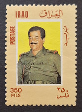 Iraq: 1986 350f President Hussain; fine used