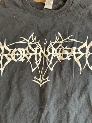 Borknagar True North Graphic Print T-Shirt Size XL Black Short Sleeve Crew Neck