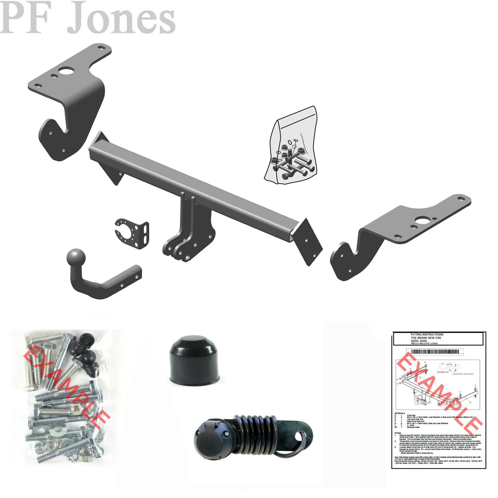 Brink Towbar for Toyota Avensis Estate (T27) 2009-2018 - Swan Neck Tow Bar