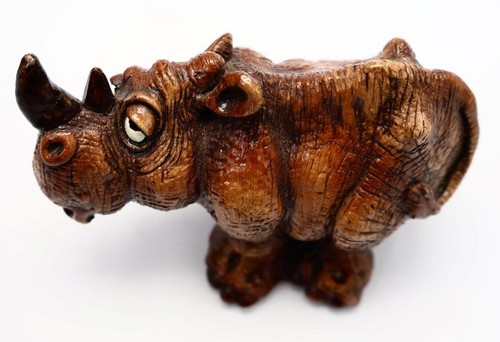 Vintage 1989 John Raya Designs Beasties of the Kingdom Rikki Rhino - Picture 5 of 7