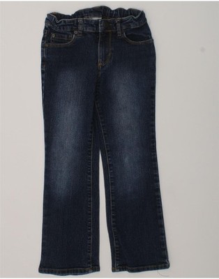 ARIZONA Mädchen Bootcut Jeans 5-6 Jahre Large W22 L20 dunkelblau Baumwolle AQ10