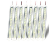 8 Pack 12v Led Light Bar Rv Lights Interior 120leds Light Strip 6500k 8w