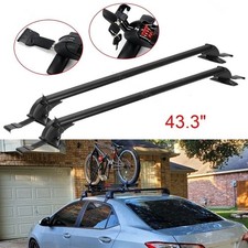 43.3 Roof Rack Cross Bars Luggage Carrier W Lock For Subaru Xv Xv Crosstrek 43.3 Roof Rack Cross Bars Luggage Carrier W Lock For Subaru Xv Xv Crosstrek