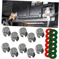 10PCS Car Lead Battery Terminal Shims with 12PCS Fiber Gaskets,Car Battery