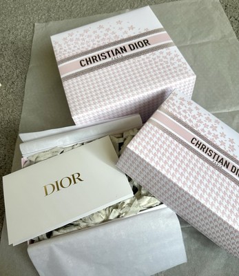 NEW & Limited Edition 3PC DIOR Pink Gift Box & Gift Bag | eBay