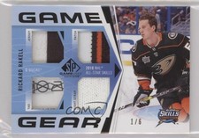 2018-19 Upper Deck SP Game Used All-Star Skills Gear 1/6 Rickard Rakell 0c3