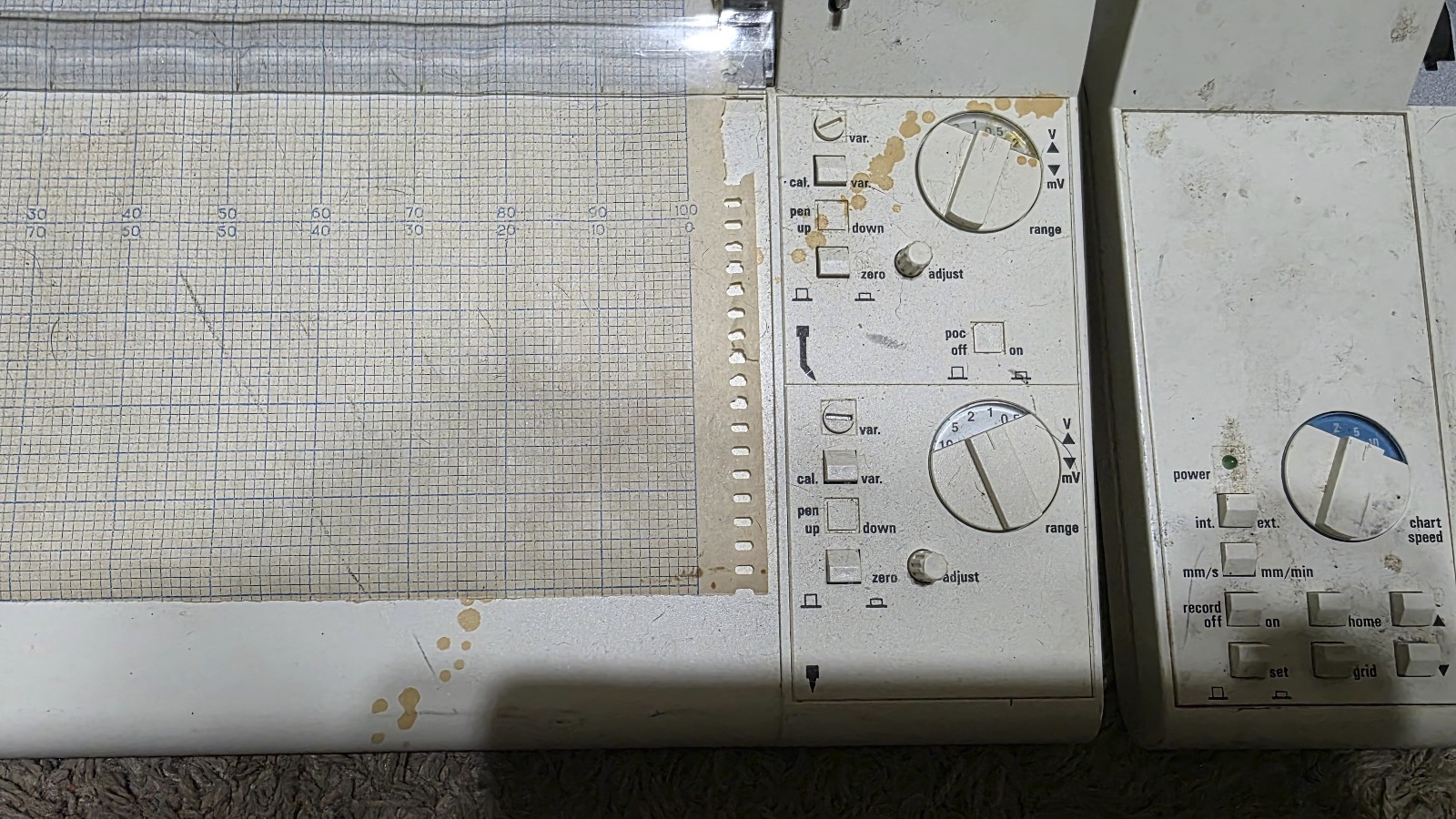 Kipp & Zonen - Flatbed recorders 2-pack! - Tested to power on.