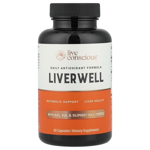 Liver Well With NAC & ALA & Siliphos® Milk Thistle, 60 Capsules