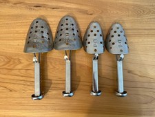 Pair Of EKCO Metal Adjustable Shoe Tree Stretcher Shaper Keeper Vintage USA