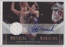 2010-11 Panini Limited Material Monikers 17/25 Jeff Hornacek #23 Auto u0h