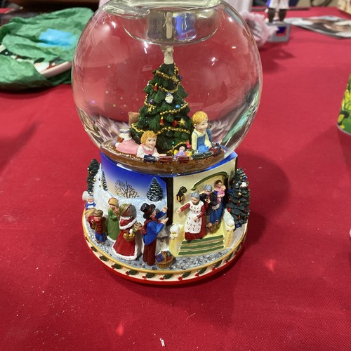 PartyLite P7655 Christmas Morning Musical Tealight Snow Globe 2002 ...