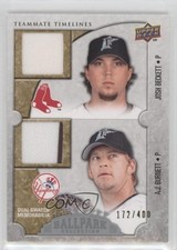 2009 Upper Deck Ballpark Collection 172/400 Josh Beckett AJ Burnett #142 4g8