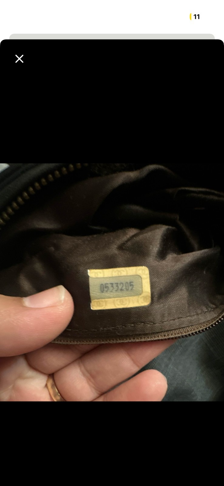 CHANEL Vintage LAMBSKIN CAMERA BAG W/ Dust Bag image 6