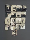 (17) 1 Gram Square Silver Bars .999 #614