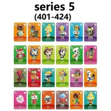 Lot 24 Cartes Amiibo Série 5 NFC Animal Crossing 401-424 Switch Wii U 3DS