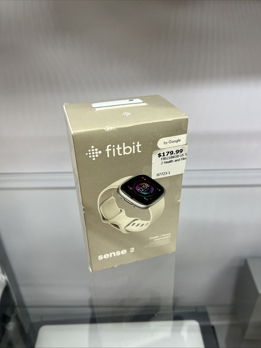 Fitbit Sense 2 Smartwatch - Platinum Aluminum with Lunar