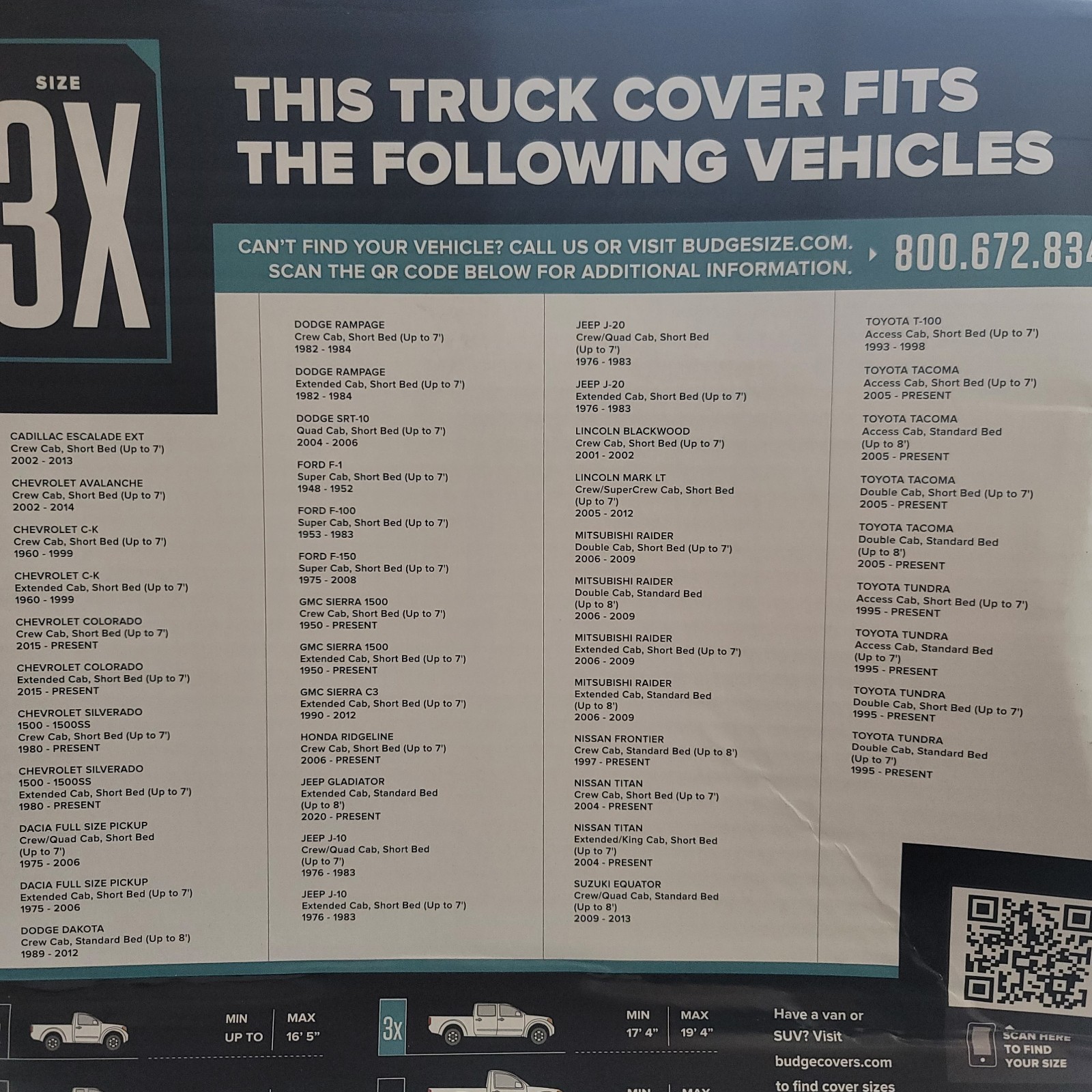 Budge TD-3X Duro Gray Car Cover for extended and crew cabs fits 17.4-19.4