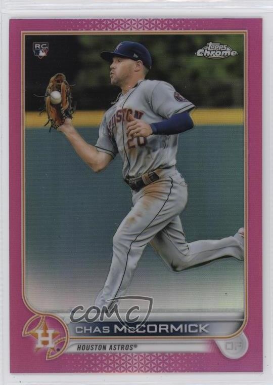 2022 Topps Chrome Pink Refractor Chas McCormick #43 17oo