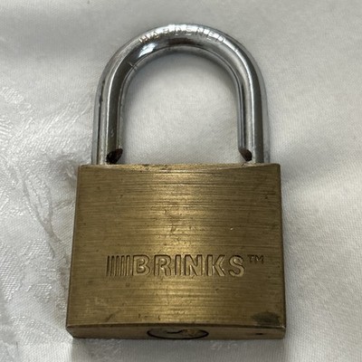 Vintage Brinks Brass Padlock No Key