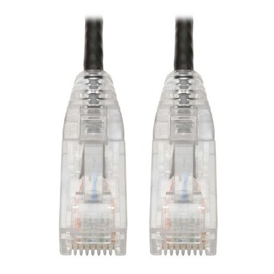 Tripp Lite By Eaton Connectivity N201-S8N-Bk 8In Cat6 Gb Snagless Molded Slim