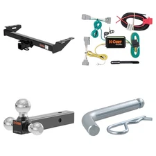 Trailer Hitch 2in Receiver, Wiring Harness, 45001 Ball Mount Package CURT 13084