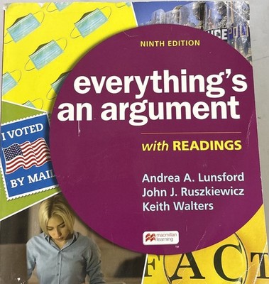 everything s an argument with READINGS Ninth Edition Macmillan Learning