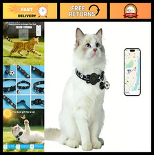 GPS Collar for Cats Android Only Pet Tracker, Soccer Style Smart Tag Compatibl