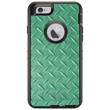 OtterBox Defender for iPhone / Samsung Galaxy - Green Diamond Plate Steel