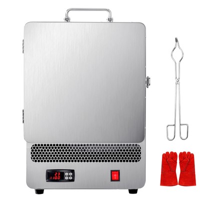 Tabletop Kiln Melter 1500W Electric Kiln 2192  Max Temperature Melting Furnace