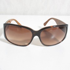 COACH MADELINE S498 Tortoiseshell Cell Frame Sunglasses, Brown Women USED