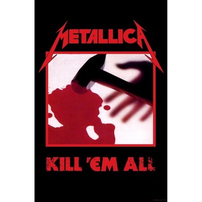 METALLICA FLAGGE FAHNE FIRST ALBUM KILL 'EM ALL COVER POSTERFLAGGE POSTER STOFF