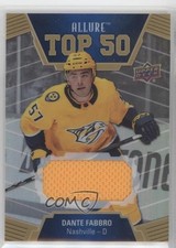 2019-20 Upper Deck Allure Top 50 Jerseys Dante Fabbro #T50-23 n1u