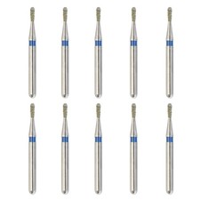 Dental Diamond Burs 830/010M Pear Bur FG Medium Grit High Speed Friction Grip