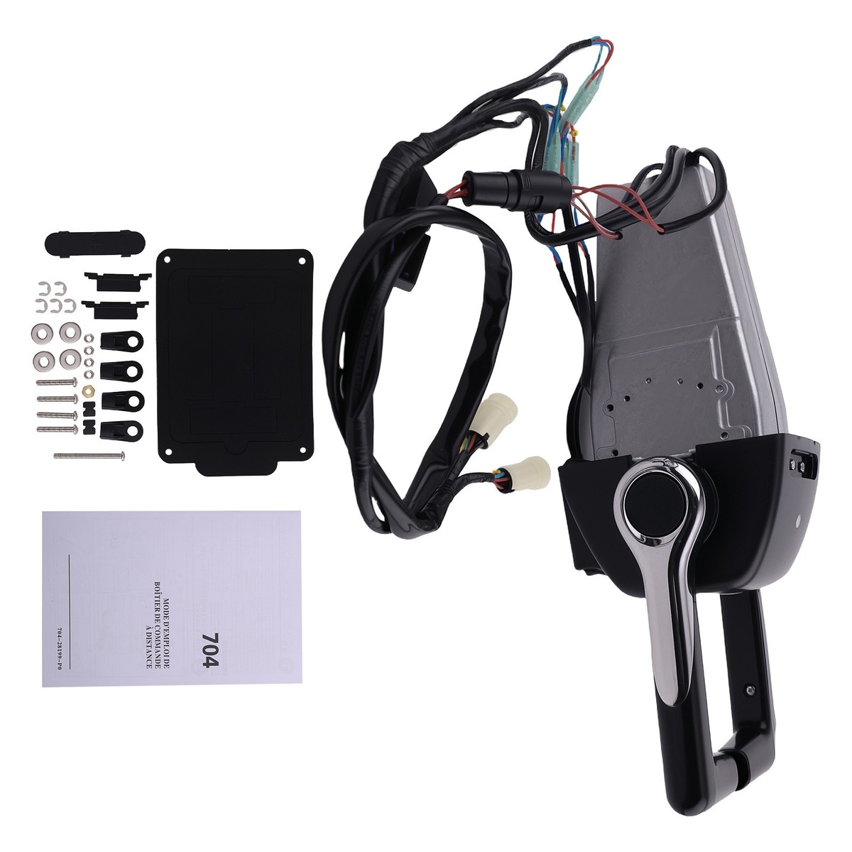 Dual mounted outboard remote control box Fits for Yamaha 704 704