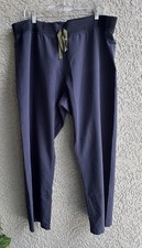FIGS Livingston Scrub Pants Womens Charcoal 2 Pocket Straight Drawstring XXL