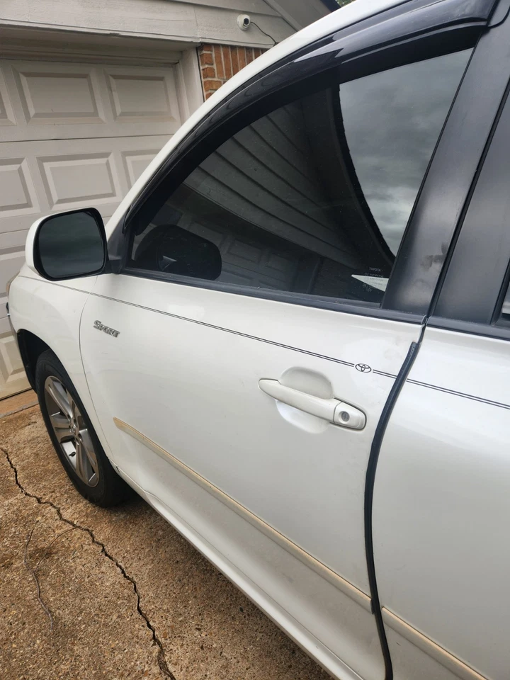 Porta lateral branca para motorista Toyota Highlander 2008-2013  - Imagem 2 de 2