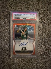 2023 Bowman Chrome Bjay Cooke Auto Shimmer Orange Refractor /25 1st PSA 10 BK3