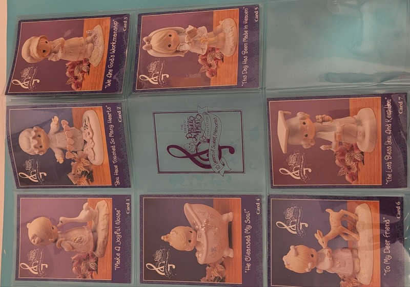 Precious Moments Collectible Cards Set of 7 New Sealed