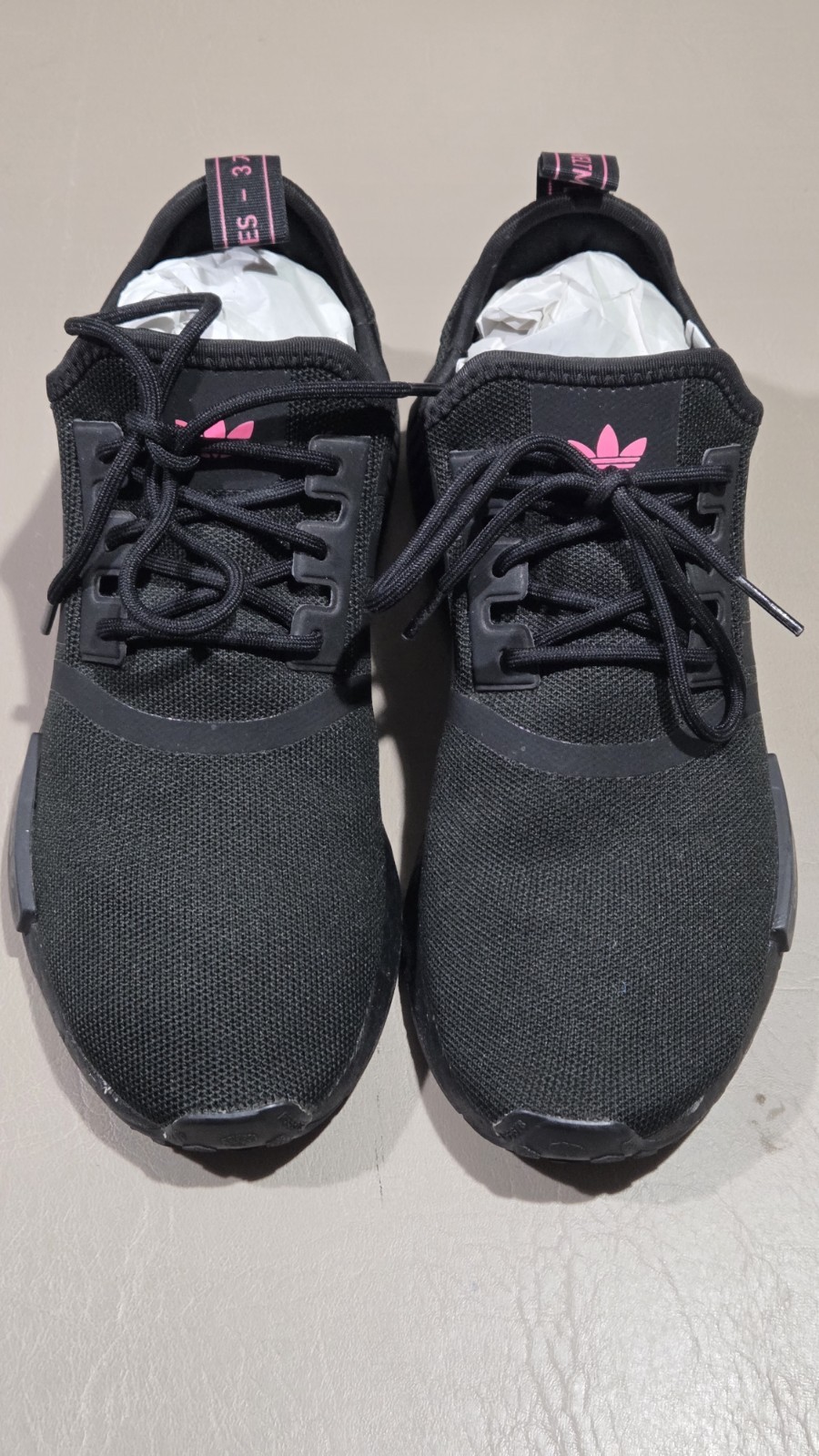 Adidas Originals NMD R1 PrimeBlue Black/Pink Women's Size 8.5