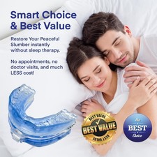 Sleeping Zee Anti-snoring Mouth Guard Moulds Precision Adjustable Proven Comfort