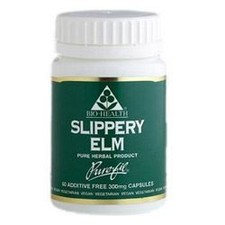 Image of Bio Health Slippery Elm 300mg 60 Capsules