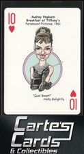 Audrey Hepburn 2006 Hero Decks Hooray for Hollywood Playing Cards #10H