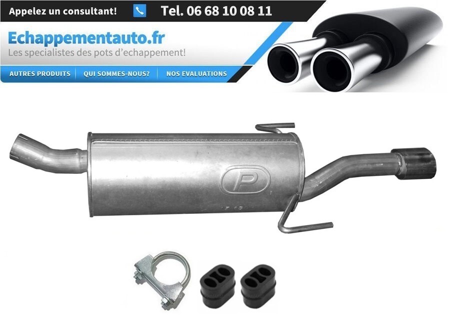 Échappement Opel Astra H 1.9 CDTi avec catalyseur pour remplacer silencieux usé sur hayon
