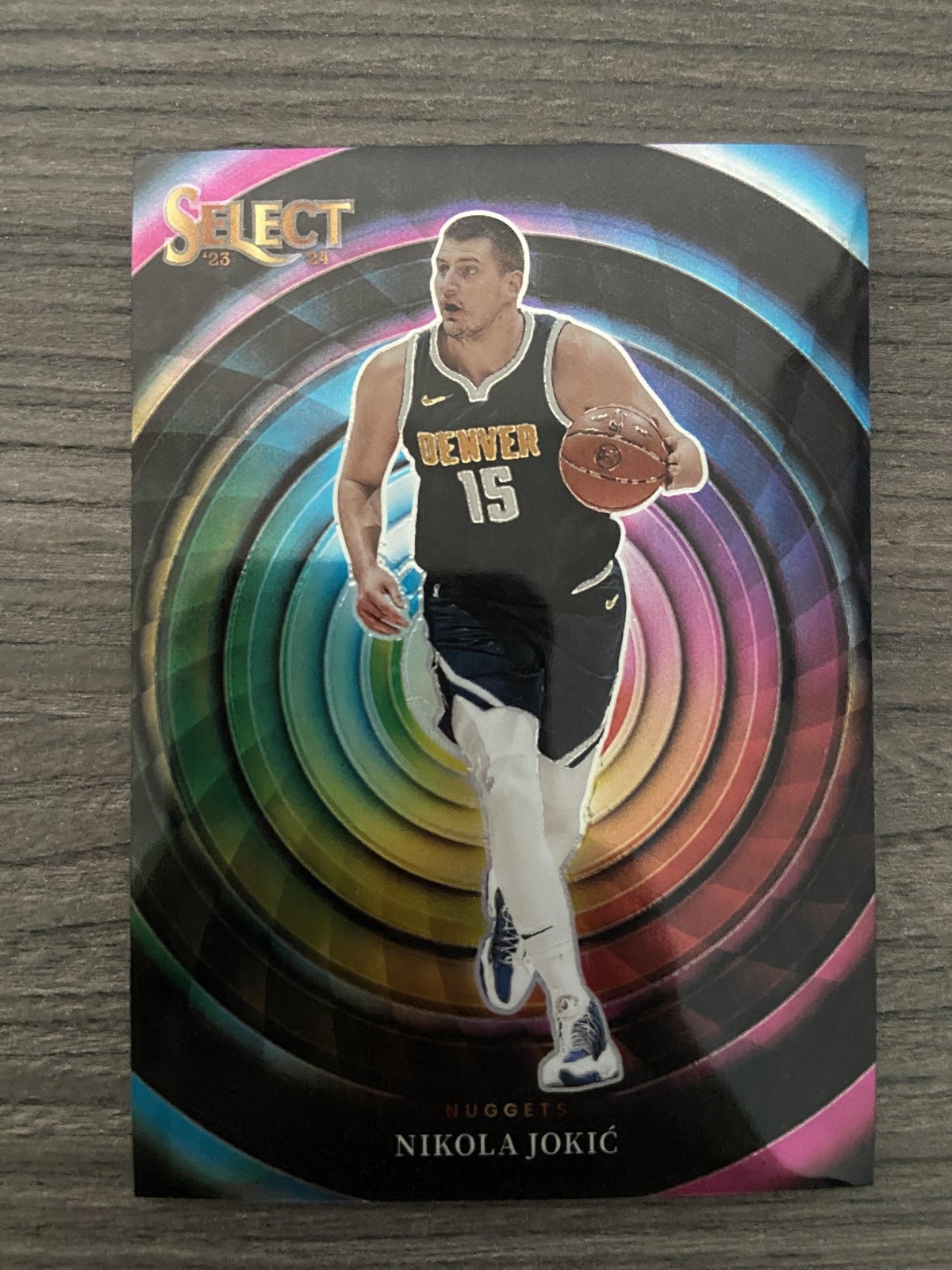 2023-24 Panini Select Nikola Jokic Color Wheel #11 Denver Nuggets