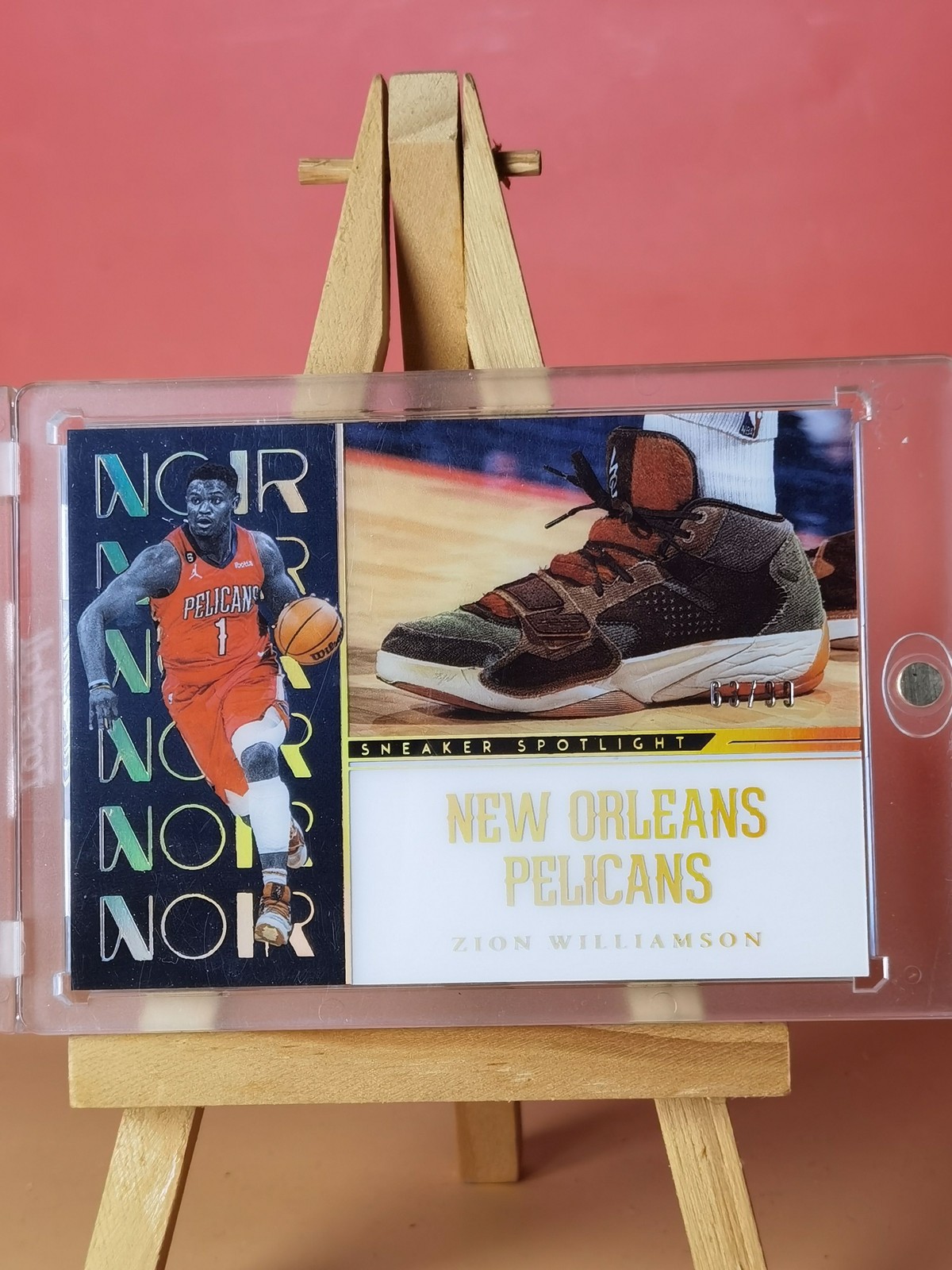 2022 Panini Noir Sneaker Spotlight Zion Williamson /99 #10