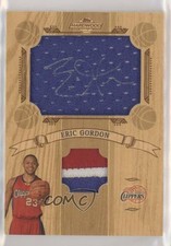 2008-09 Topps Hardwood Fabric Rookie Signature 50/50 Eric Gordon Patch Auto 0q0