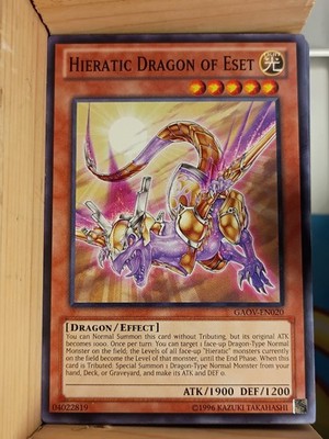 Hieratic Dragon of Eset GAOV-EN020 Galactic Overlord Unlimited|Unlimited Edition