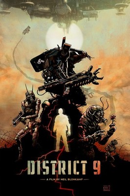 District 9 5 Filmplakat Kunstdruck Film Vintage Kontrast Iconic Fan Matt Luxur